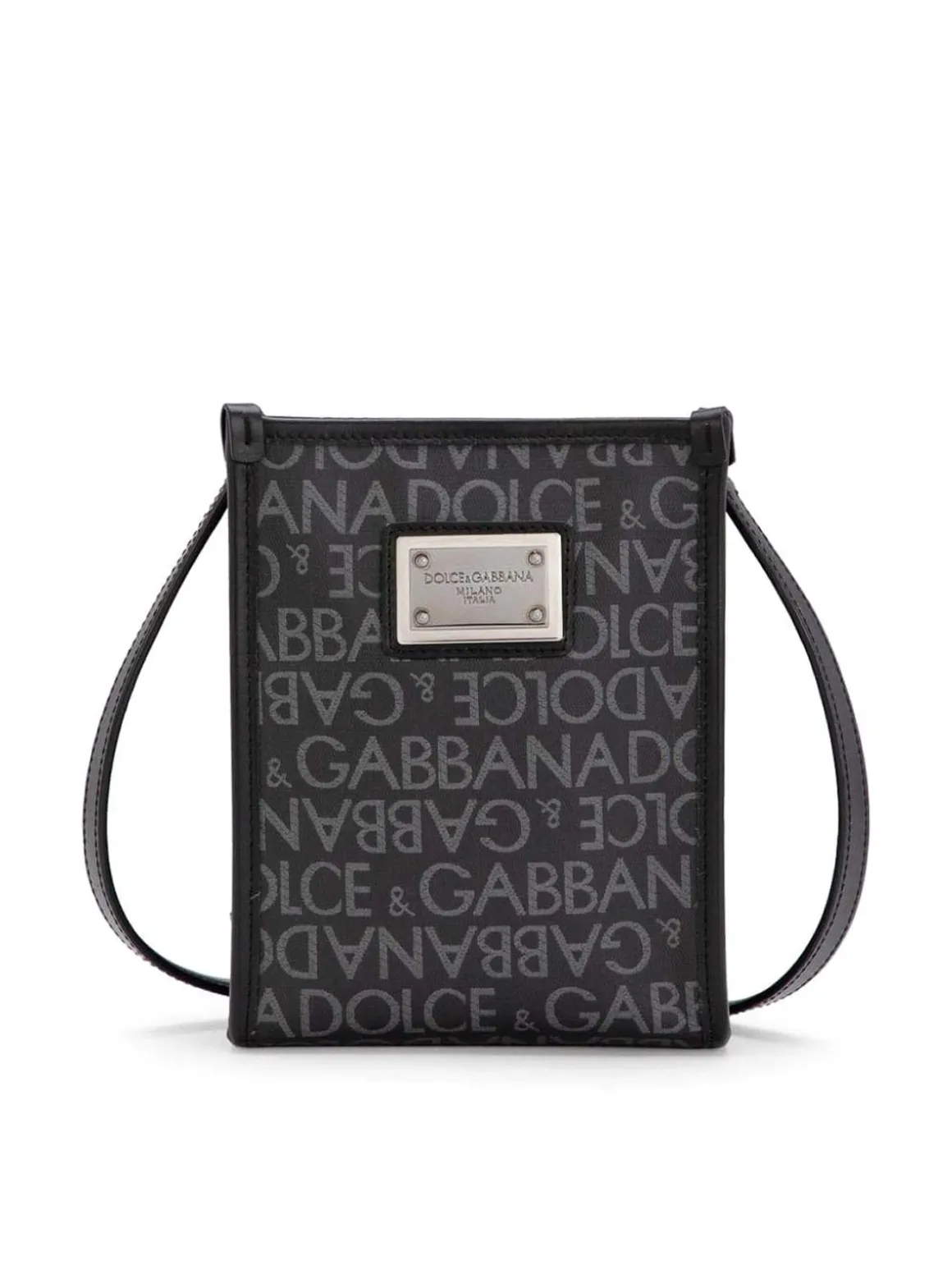 Borsa tote con logo all-over