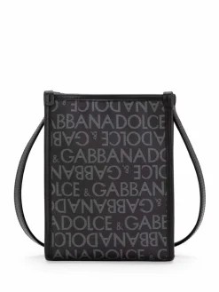 Borsa tote con logo all-over