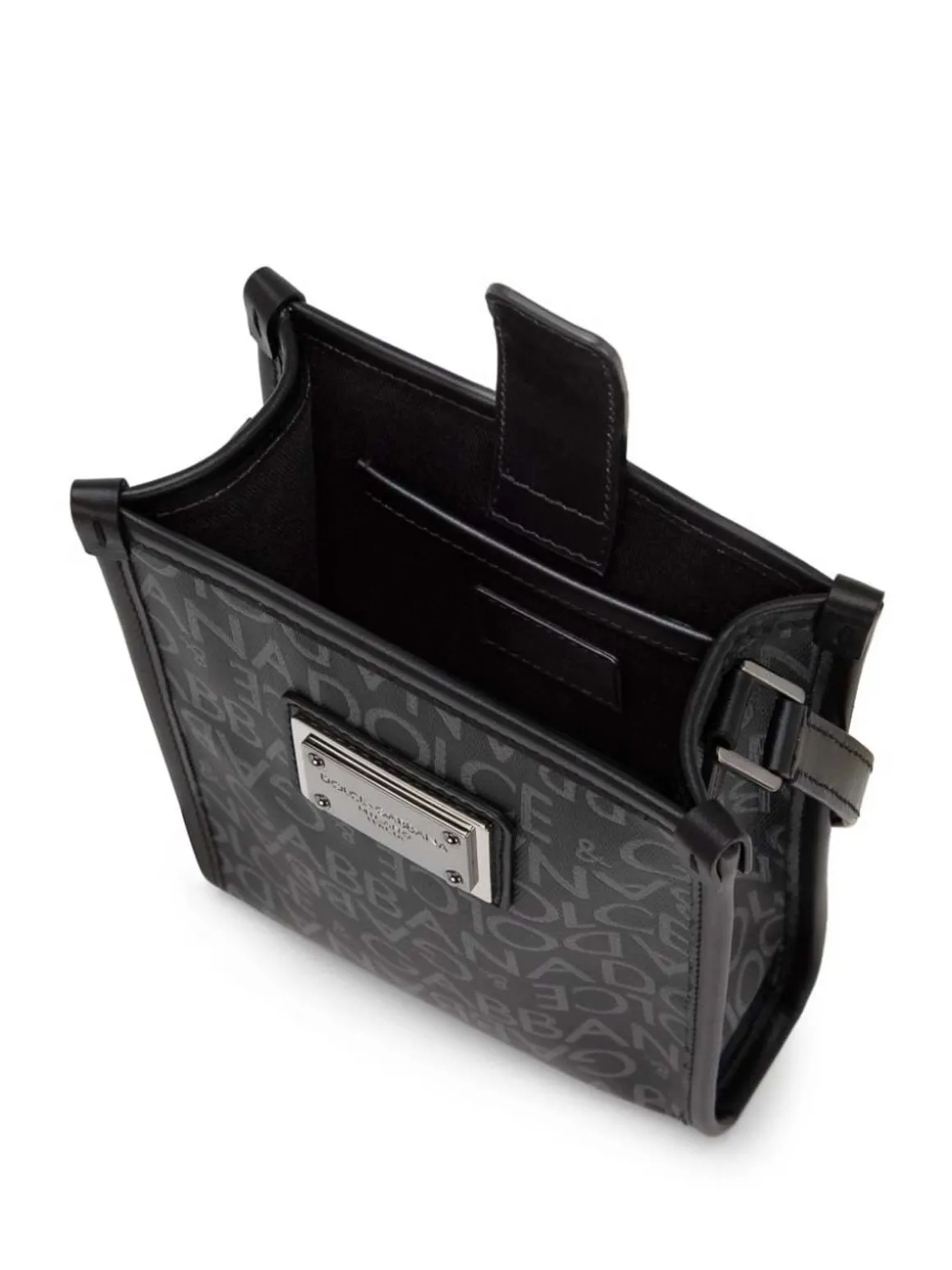 Borsa tote con logo all-over