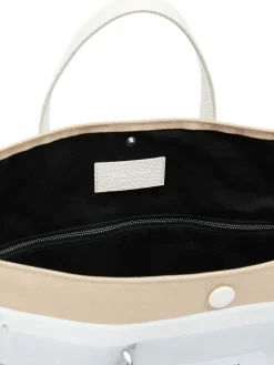 Borsa tote glam slam con stampa trompe loeil