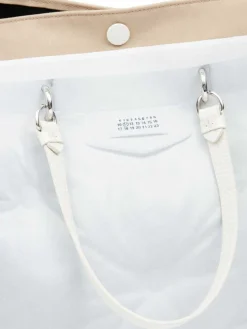 Borsa tote glam slam con stampa trompe loeil