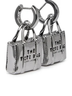 Borsa tote Orecchini in ottone argento