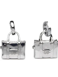 Borsa tote Orecchini in ottone argento