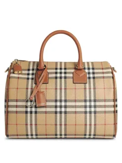 Bowling beige in pelle sacca