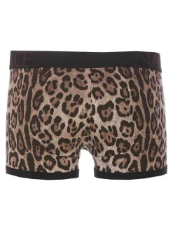 Boxer Logo Stampa Animalier