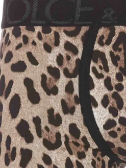 Boxer Logo Stampa Animalier