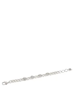 Bracciale a catena con teschio