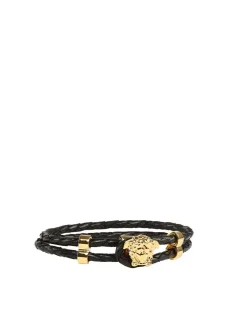 Braccialetto Medusa nero