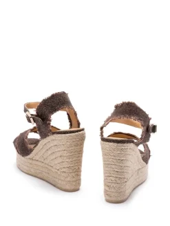Bromelia espadrilles marrone iuta