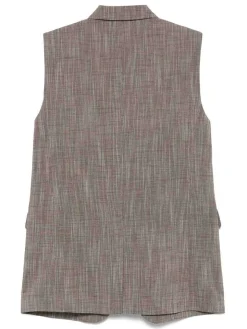 Brown di lino miscelato