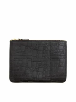 Bustina Embossed Logo nera