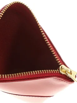 Bustina in pelle stampa logo