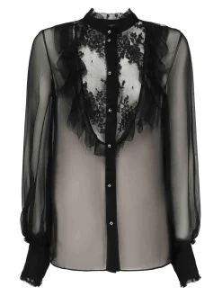 Camicetta di chiffon di seta
