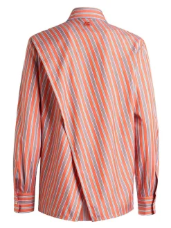 Camicia a strisce rossa