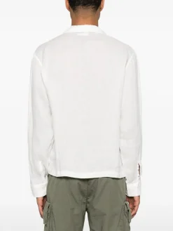 Camicia bianca di lino