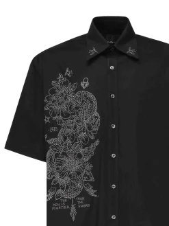 Camicia con ricamo