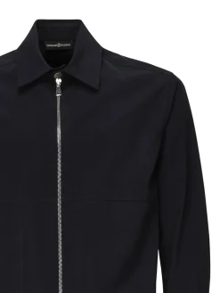 Camicia con zip a cavallo