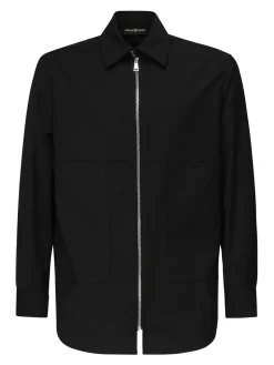 Camicia con zip a cavallo