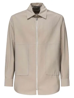 Camicia con zip a cavallo