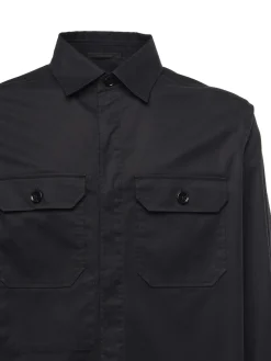 Camicia di miscela di cotone