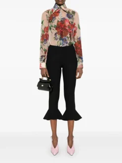 Camicia di seta a maniche lunghe