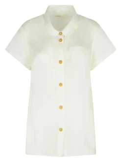 Camicia di seta bianca Keefe