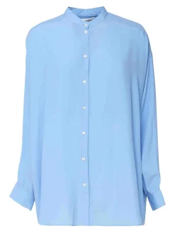 Camicia di seta miscelata
