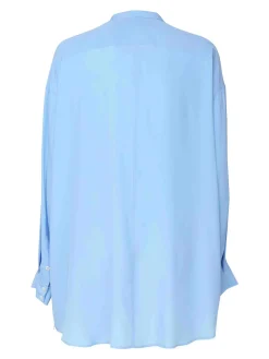 Camicia di seta miscelata