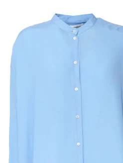 Camicia di seta miscelata