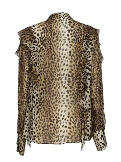 Camicia georgette con volant