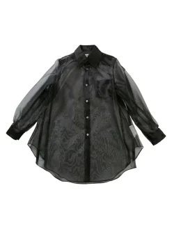 Camicia semi-sheer