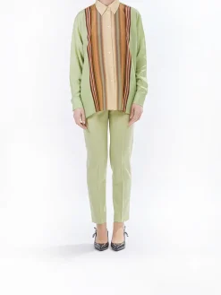 Camicia Seta Multiriga Estiva