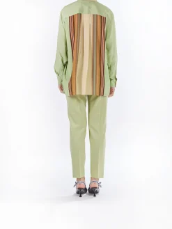 Camicia Seta Multiriga Estiva