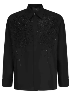 Camicia Tavaria con ricami e paillettes