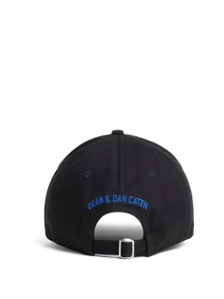Cappello blu e nero