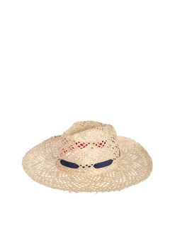 Cappello con motivo a onde