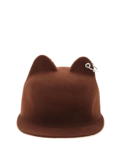 Cappello con piercing alle orecchie di gatto