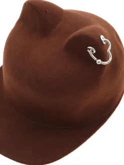 Cappello con piercing alle orecchie di gatto