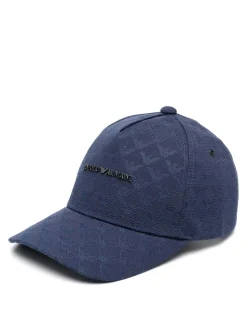 Cappello da baseball con logo allover