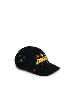 Cappello di cotone nero paradiso