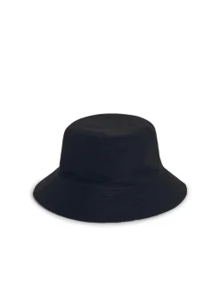 Cappello di cotone nero secchio