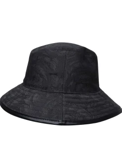 Cappello in cotone nero