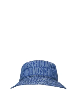 Cappello in misto cotone blu