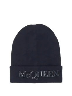 Cappello logo Alexander mcqueen