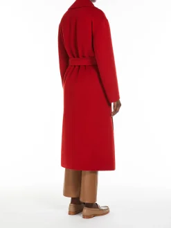 Cappotto a vestaglia in lana Livia