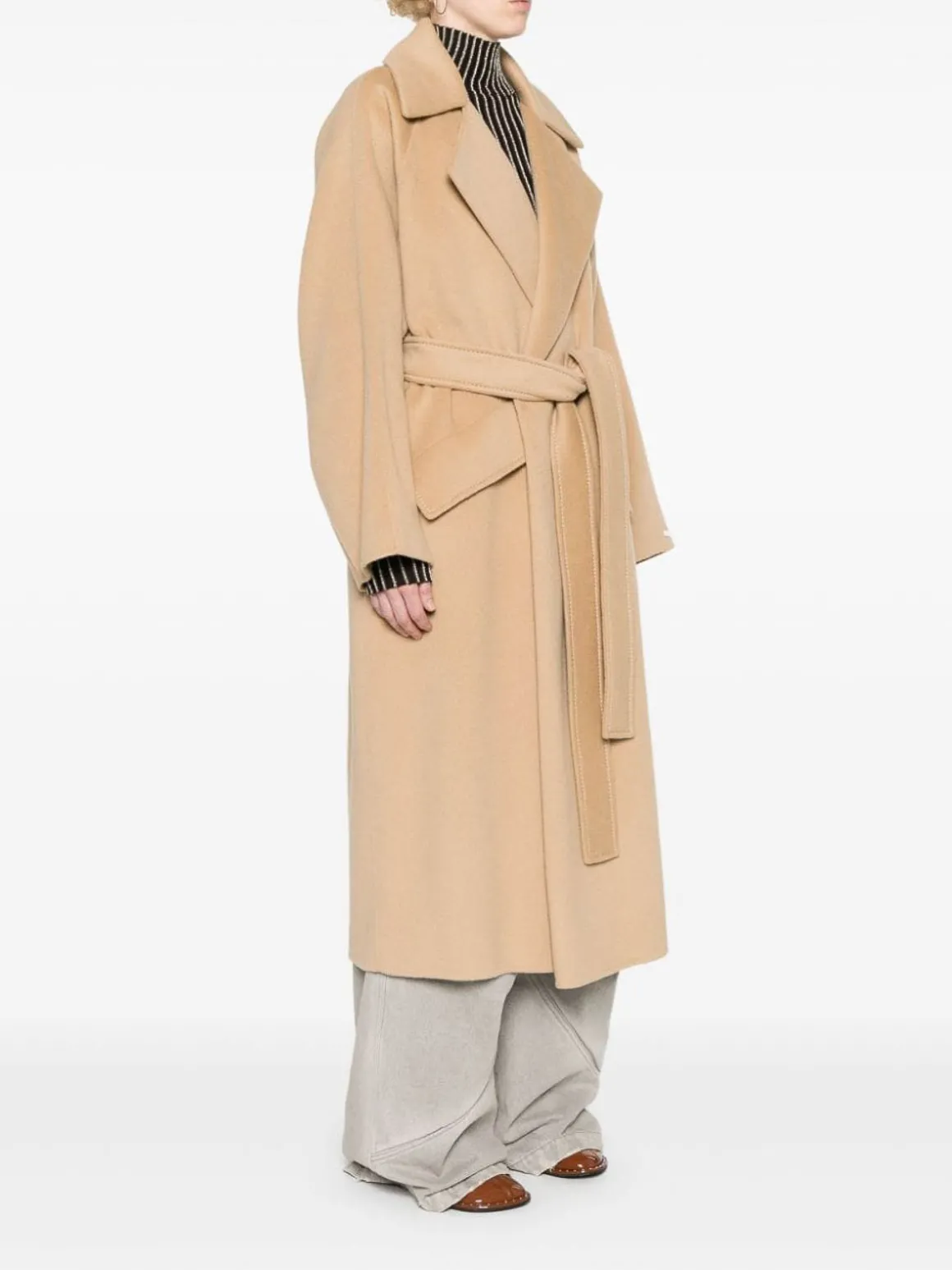 Cappotto a vestaglia in misto cashmere Orense