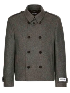 Cappotto caban in lana