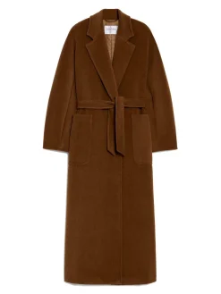 Cappotto colorato di cammello attuale