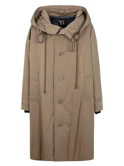 Cappotto con cappuccio a U