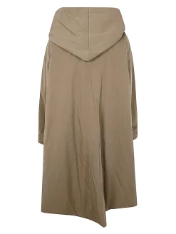 Cappotto con cappuccio a U